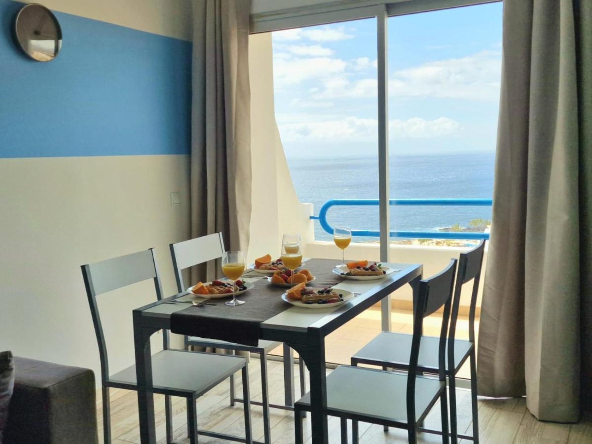 Lovely Blue Studio With Ocean View And Pool, Paraiso 918 Costa Adeje  Exteriör bild