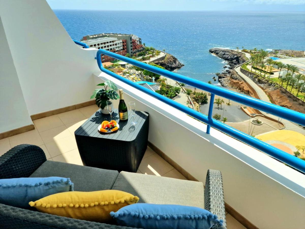 Lovely Blue Studio With Ocean View And Pool, Paraiso 918 Costa Adeje  Exteriör bild