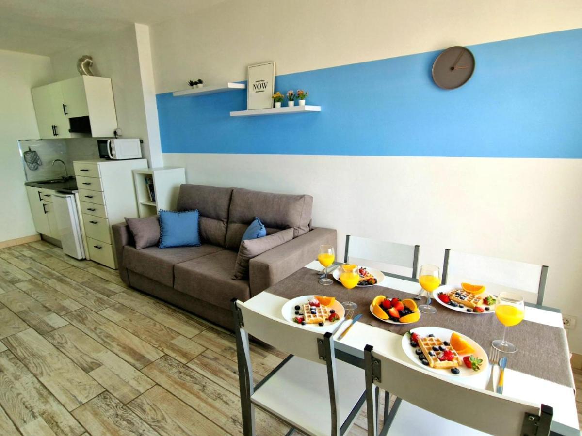 Lovely Blue Studio With Ocean View And Pool, Paraiso 918 Costa Adeje  Exteriör bild