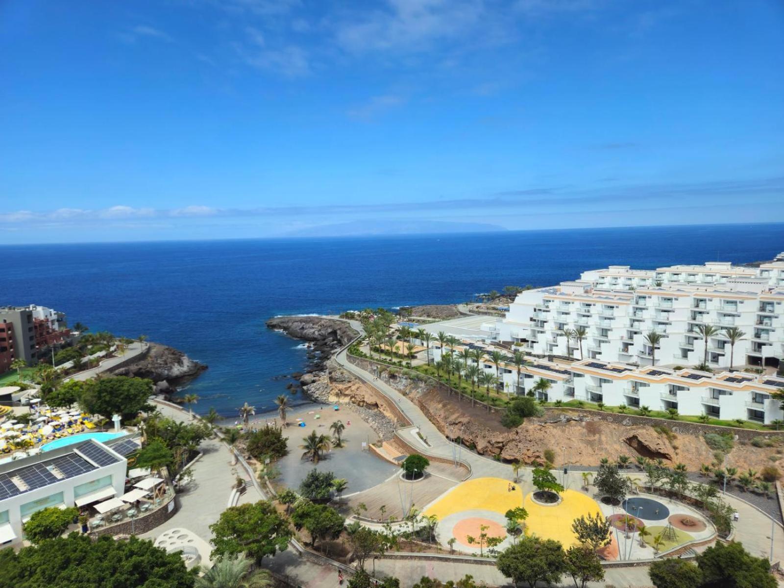 Lovely Blue Studio With Ocean View And Pool, Paraiso 918 Costa Adeje  Exteriör bild